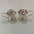 Pure Silver Pair Diyas With Handle 21g